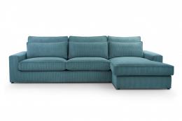 SOFÁ GRANDE 308 CM X 176 CM CLEO AZUL