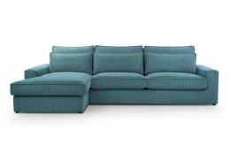 SOFÁ GRANDE 308 CM X 176 CM CLEO AZUL