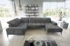 Foto SOFÁ EN FORMA DE U I REPOSACABEZAS RECLINABLES 350 CM X 201 CM NEVIRO GRIS