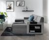 Foto SOFÁ CAMA FORMA DE U 310 CM X 159 CM MARKOS GRIS OSCURO TELA/GRIS CLARO TELA