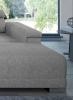Photo XL sofa with movable headrests - CAMPO XL, Fabric, Grey