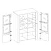 Photo Display cabinet 120 2D 12 - NEWADA II
