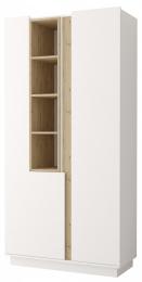 VITRINA ALTO GREY 08 BLANCO/ROBLE