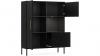 Photo Display cabinet - Lanzzi, 120 cm, matte black
