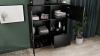 Photo Display cabinet - Lanzzi, 120 cm, matte black