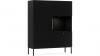 Photo Display cabinet - Lanzzi, 120 cm, matte black