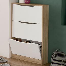 ZAPATERO 3 PUERTAS MOD.CHAMPION CAMBRIA-BLANCO
