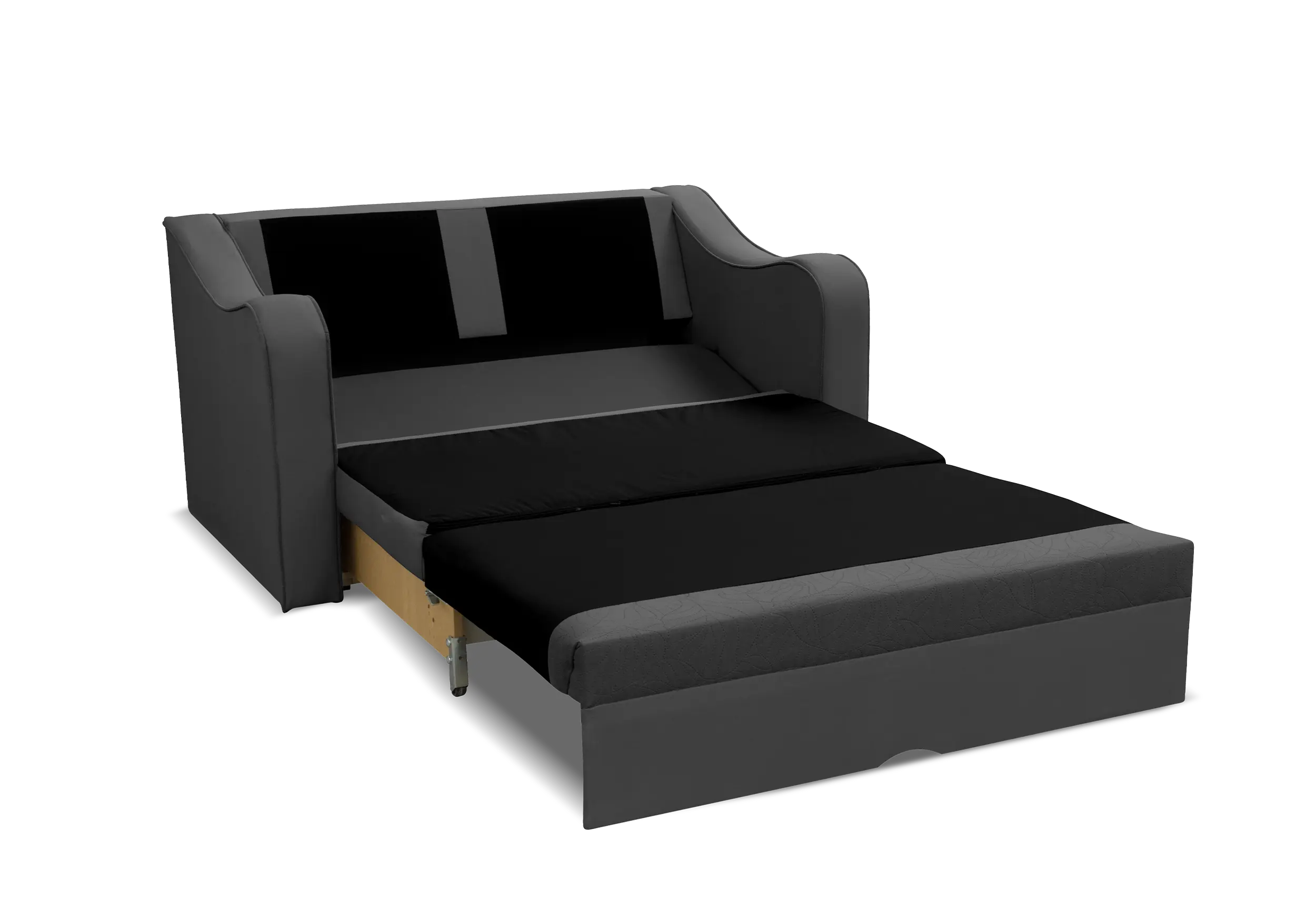 SOFÁ CAMA PEQUEÑO 2 PLAZAS 140 CM SAMBA GRIS OSCURO