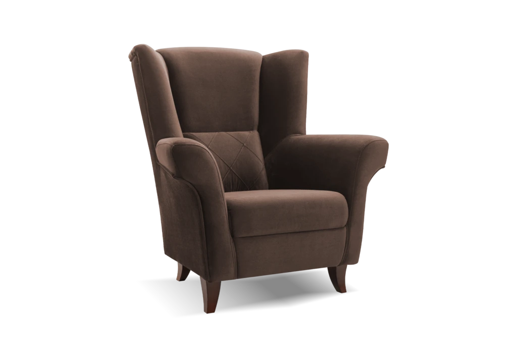 Sillón - marrón oscuro KENT