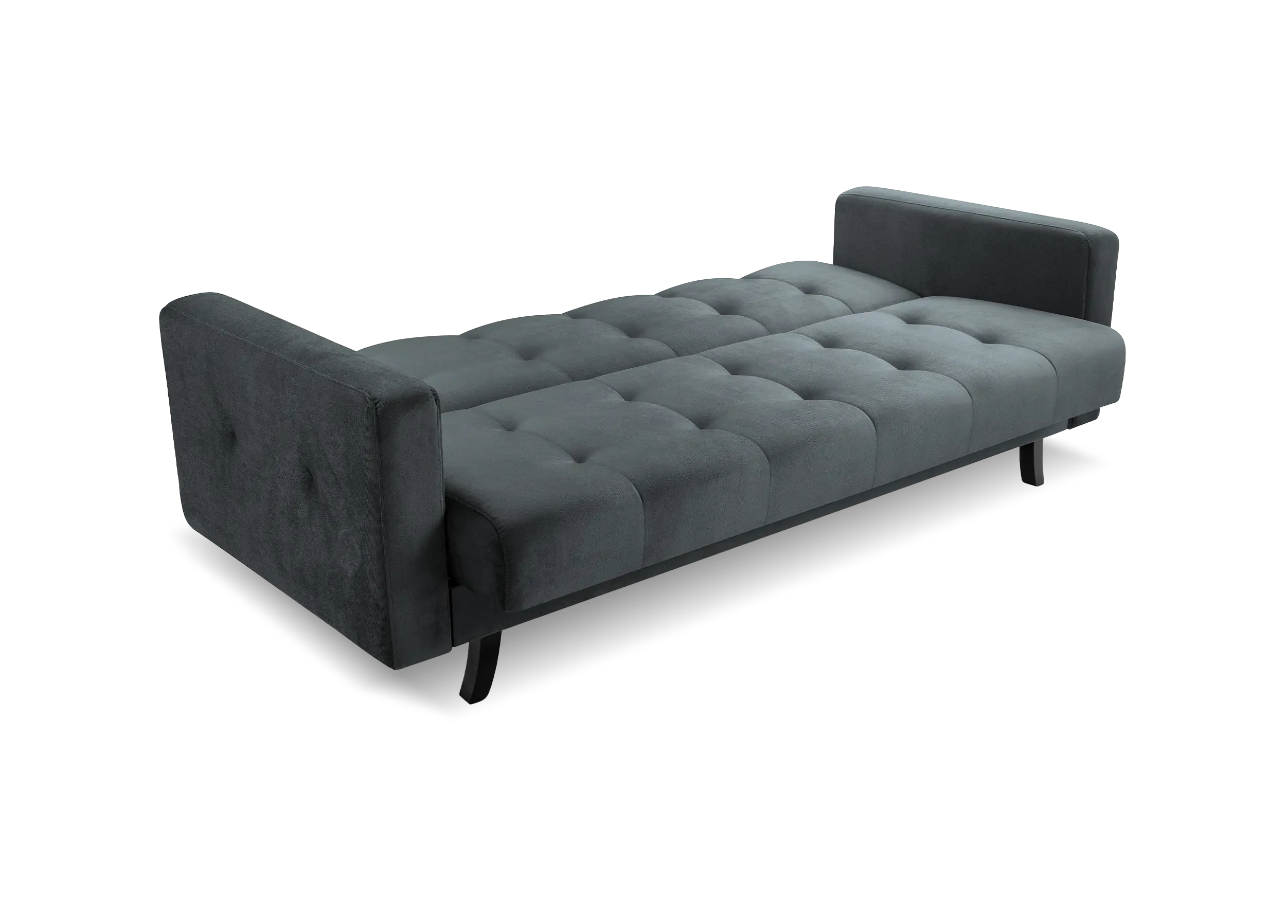 SOFÁ CAMA PLEGABLE 3 PLAZAS 227 CM LIZBONA GRIS OSCURO