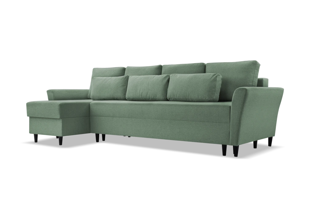 SOFÁ CAMA CON ARCÓN 281 CM X 141 CM REGO VERDE