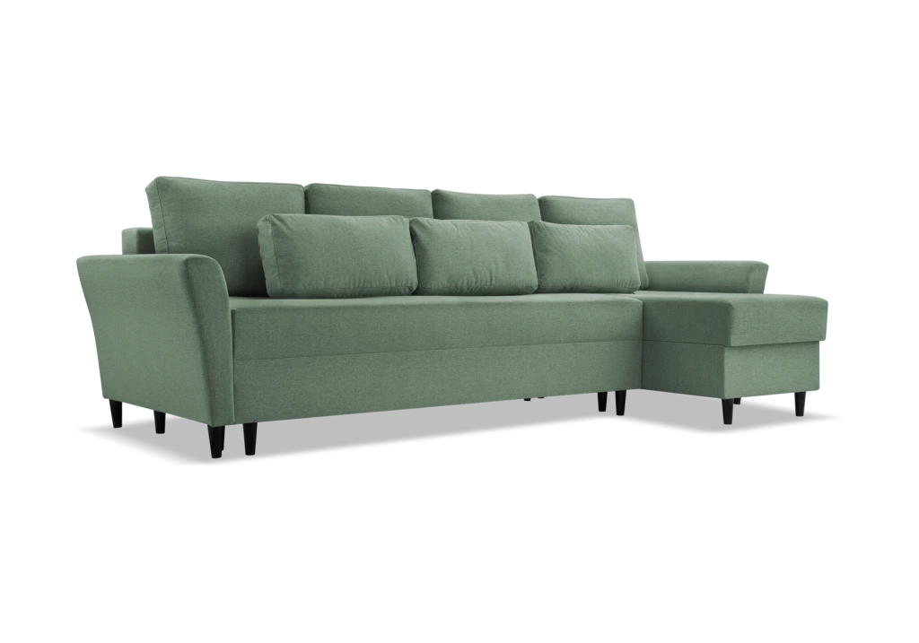 SOFÁ CAMA CON ARCÓN 281 CM X 141 CM REGO VERDE