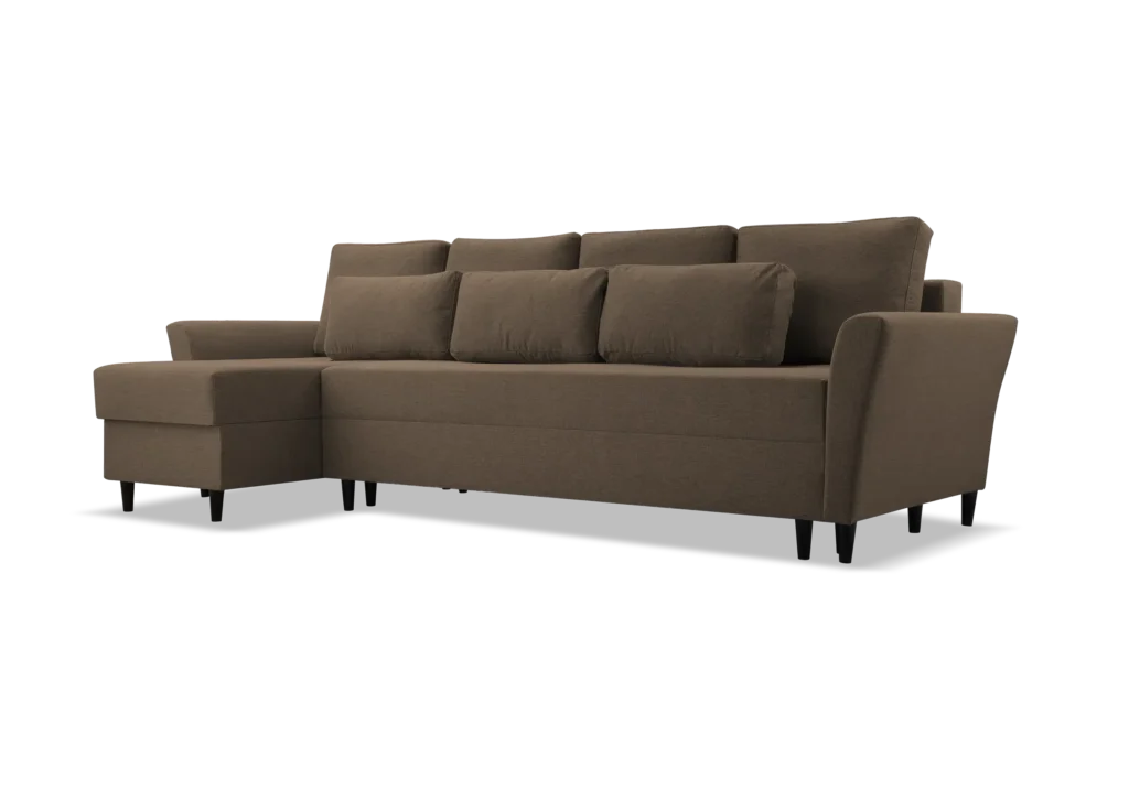 SOFÁ CAMA CON ARCÓN 281 CM X 141 REGO MARRÓN