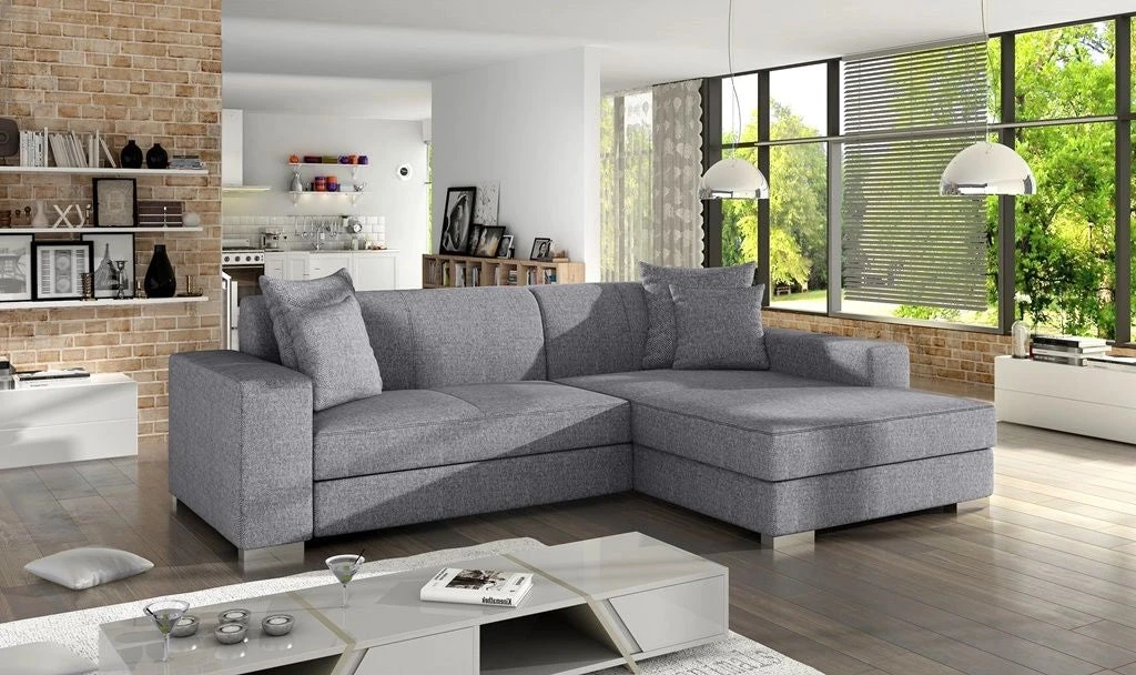 SOFÁ CAMA CON ARCÓN 266 CM X 177 CM MEXICO GRIS