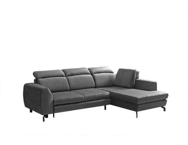 SOFÁ CAMA CON ARCÓN CABEZALES RECLINABLES 266 CM X 182 TYBET GRIS OSCURO