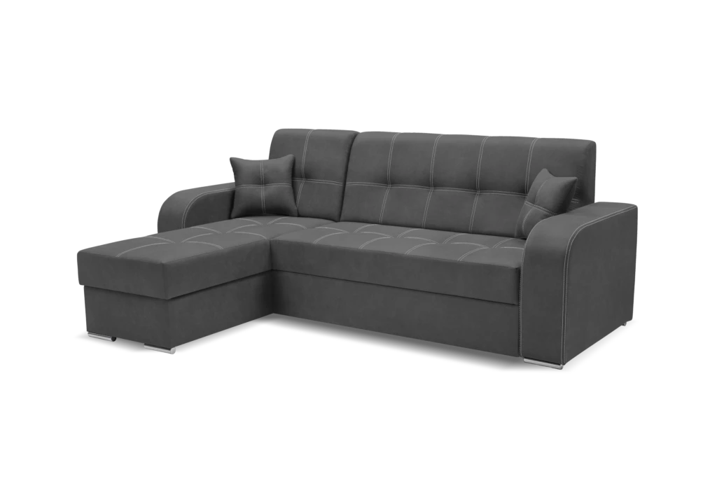 SOFÁ CAMA CON ARCÓN 240 CM X 160 MISOL GRIS OSCURO