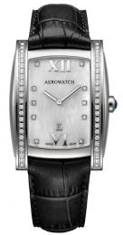 Женские часы Aerowatch 03952AA01DIA-black-leather-strap