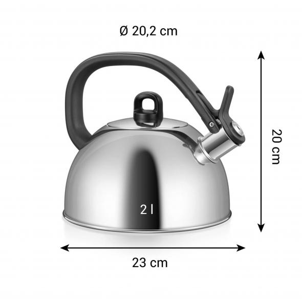 Фото 5 Чайник GrandCHEF 2,0 л, нержавіючий L