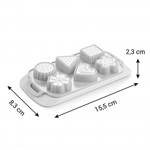 Фото 6 Формочка з печатками DELICIA, мікс форм L