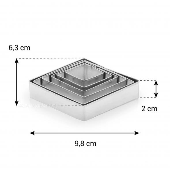 Фото 2 Формочки діаманти DELICIA, 6 шт. L