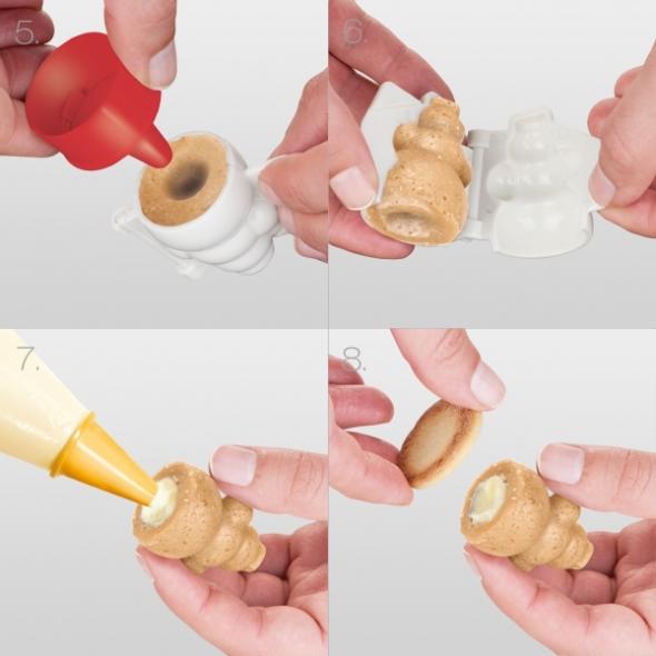 Фото 4 Формочки для печива з начинкою DELICIA, 3  форми L