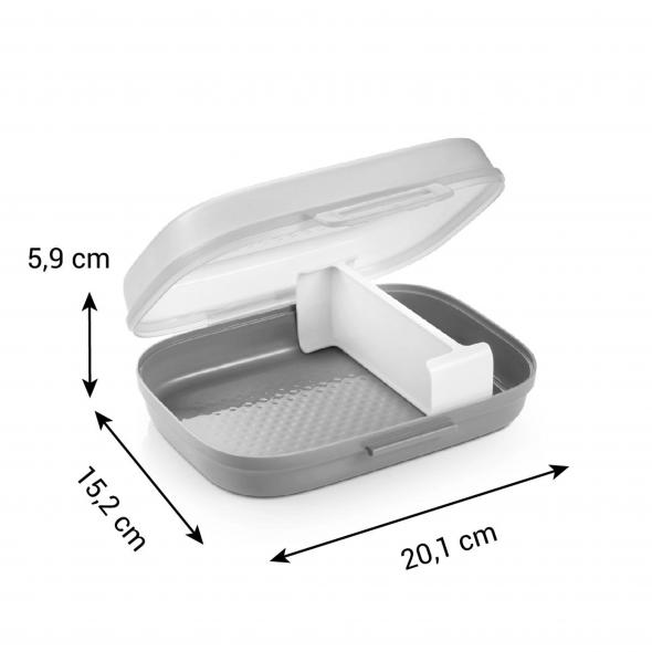 Фото 5 Контейнер для закусок з перегородкою 4FOOD L