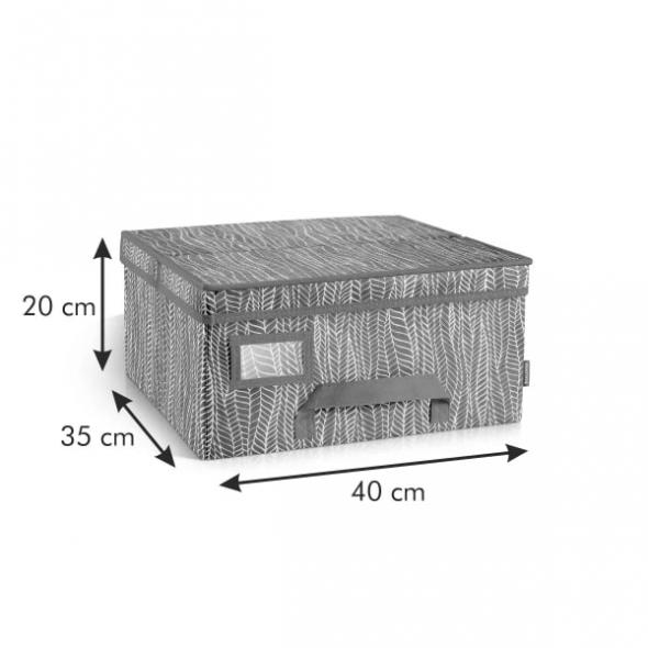 Фото 5 Коробка для одягу FANCY HOME 40x35x20 см, світло-коричневий L