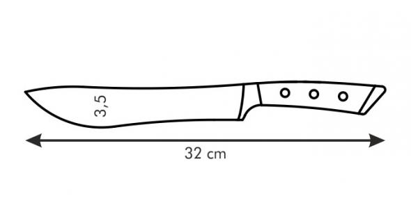 Фото 2 Нож мясной AZZA, 19 см L