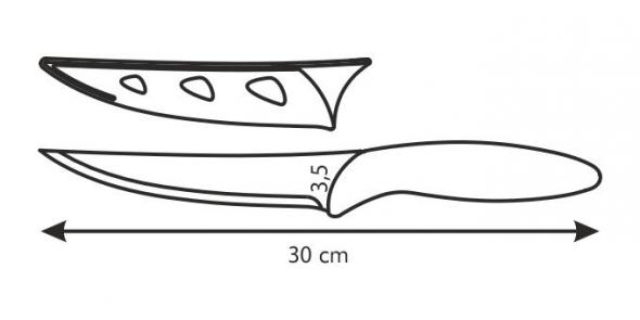 Фото 2 Кухонный нож с непристающим покрытием PRESTO BIANCO, 18 см L