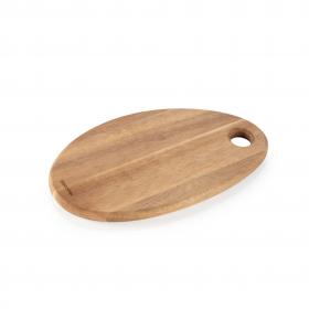 Сервировочная и разделочная доска овальная FEELWOOD 27x18 см