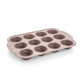 Силіконова форма з металевим краєм DELICIA, для 12 мафінів