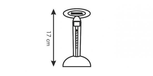 Фото 2 Термометр для вина, з підставкою, сірий L
