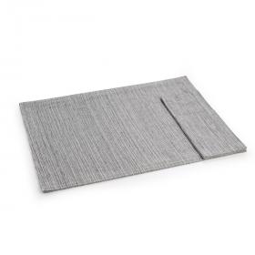 Тканинна серветка з кишенею для столових приборів FLAIR Lounge, 45x32 см, чорний