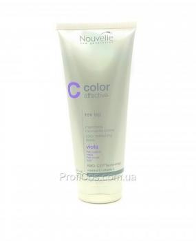 Фото Тонирующая маска для поддержания цвета волос  Фиолетовый  Nouvelle Color Glow Rev Up Viola