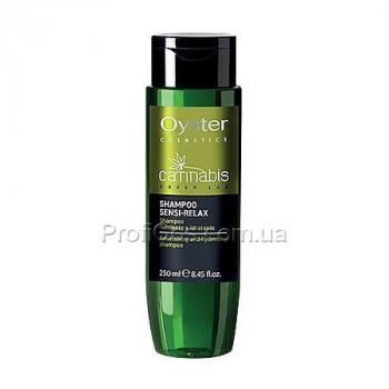 Фото Шампунь для волос с каннабисом без силиконов и парабенов Oyster Cosmetics Cannabis Green Lab Shampoo Sensi-Relax