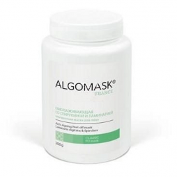 Альгинатная омолаживающая маска для лица "Спирулина и ламинария" ALGOMASK Anti-Ageing Peel off mask Laminaria digitata & Spirulina