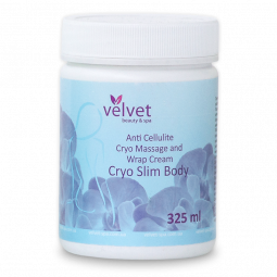 Антицеллюлитный охлаждающий крем для массажа и обертывания проблемних зон тела Velvet Cryo Slim Body