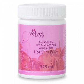 Фото Антицеллюлитный согревающий крем для массажа и обертывания проблемных зон тела Velvet Hot Slim Body