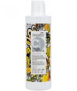 Фото Антижелтый шампунь для седых и пепельных волос Nouvelle Color Glow True Silver Shampoo, 250 мл