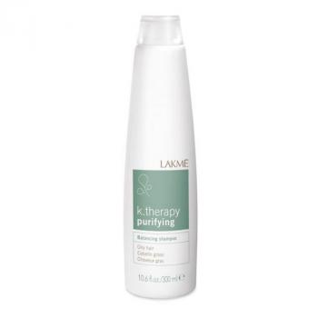 Фото Балансирующий шампунь для жирных волос с экстрактом бамбука и лопуха LAKME K.Therapy Purifying Shampoo, 300 мл