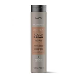 Шампунь для обновления цвета коричневых оттенков волос с экстрактом какао LAKME Teknia Color Refresh Cocoa Brown Shampoo, 300 мл