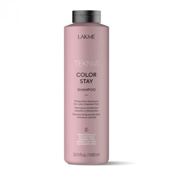 Фото Бессульфатный защитный шампунь для окрашенных волос с экстрактом асаи LAKME Teknia Color Stay Shampoo, 1000 мл