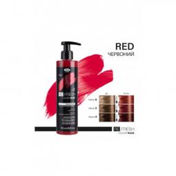 Безаммиачная тонирующая маска для волос "Красный" Lisap REFRESH, 250 мл