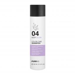 Шампунь для поддержания цвета окрашенных волос с маслом семян льна Puring 04 Keepcolor Color Care Shampoo, 300 мл