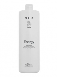 Энергетический ежедневный ментоловый шампунь для волос без парабенов Kaaral Purify Energy