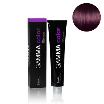 Фото Erayba Gamma Color Перманентная крем-краска 5/80 - Фиолетово светло-коричневый