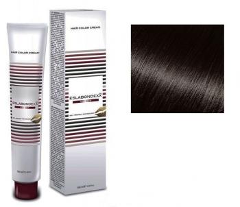 Фото Крем-краска для волос №4  Средне-каштановый  Eslabondexx Color, 100 мл
