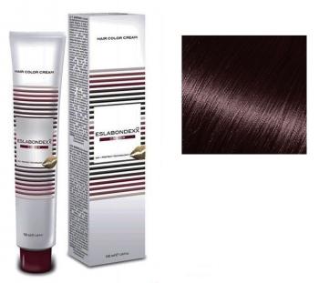 Фото Крем-краска для волос №5.52  Светло-каштановый махаон ирис  Eslabondexx Color, 100 мл