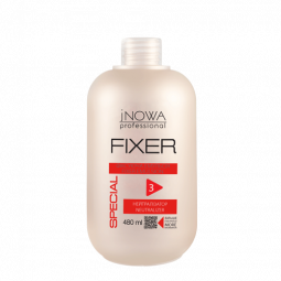 Фиксирующая эмульсия-нейтрализатор для волос после химической завивки jNowa Fixer Neutralizer