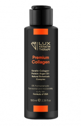 Кератин для выпрямления нормальных и умеренно вьющихся волос Lux Keratin Therapy Premium Collagen, 100 мл